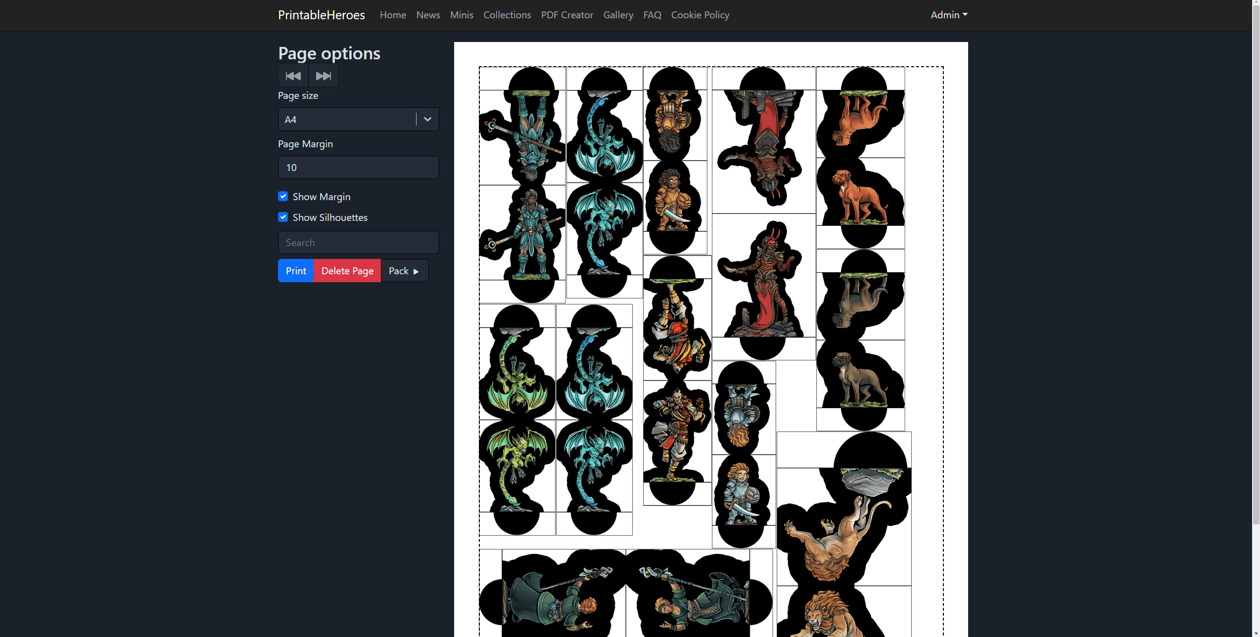 Screenshot of the PDF Creator